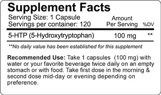 Nutrakey 5-HTP - 120 Capsules