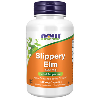 Now Foods Slippery Elm, 400 mg - 100 Veg Capsules