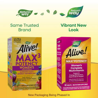 Nature's Way Alive! MAX3 Women's Multi-Vitamin - 90 Tablets