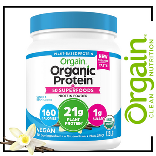 Orgain ORGANIC Protein + 50 Superfoods - VANILLA 1.12lbs