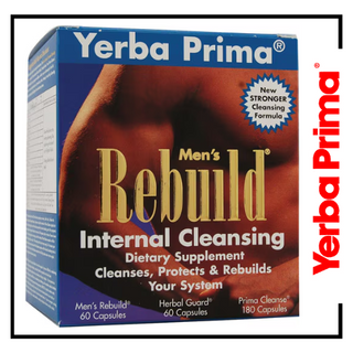 Yerba Prima Men's Rebuild Internal Cleansing  - 300 Capsules