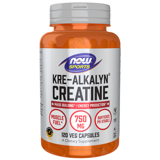 NOW FOODS Kre-Alkalyn Creatine 750mg - 120 Veg Capsules