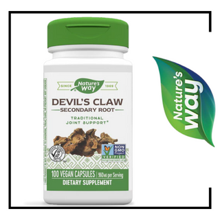 Nature's Way DEVIL'S CLAW Secondary Root - 100 Capsules