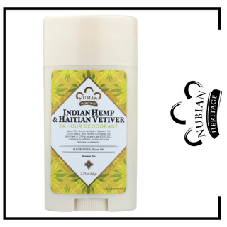 Nubian Heritage Indian Hemp & Haitian Vetiver Deodorant Stick