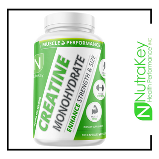 Nutrakey Micronized Creatine Monohydrate - 100 Capsules