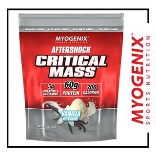 Myogenix AFTER SHOCK CRITICAL MASS Lean Muscle Weight Gainer Protein 5.62 lbs