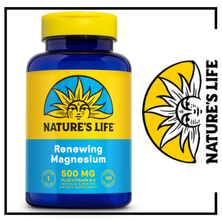 Nature's Life Renewing Magnesium 500mg - 100 Veg Capsules 