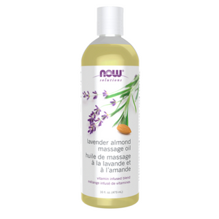 NOW FOODS LAVENDER ALMOND MASSAGE OIL - 16 fl oz