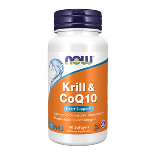 Now Foods Krill & CoQ10 - 60 softgels