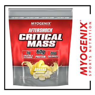 Myogenix AFTER SHOCK CRITICAL MASS Lean Muscle Weight Gainer Protein 5.62 lbs