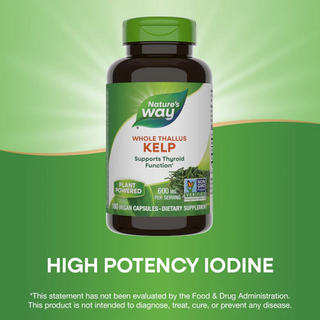 Nature's Way KELP 600mg - 100 Capsules