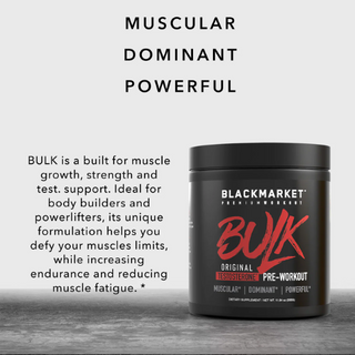 Blackmarket BULK PRE-WORKOUT - 30 Servings