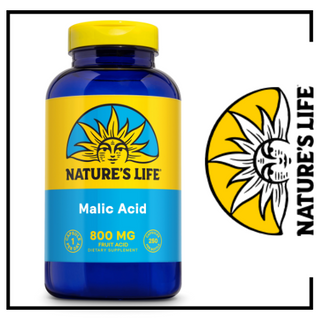 Nature's Life Malic Acid 800 mg - 250 Veg Capsules 