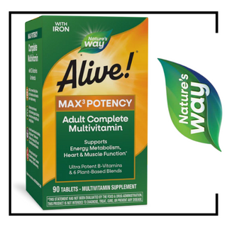 Nature's Way Alive! MAX3 Potency Multi-Vitamin - 60 Tablets