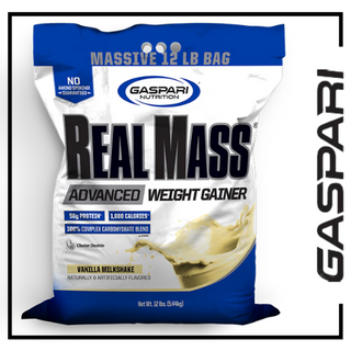 Gaspari Nutrition REAL MASS ADVANCED Gainer - 12 lb