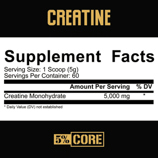 5% Nutrition Core CREATINE - 60 Servings