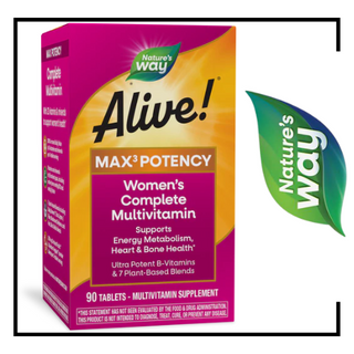 Nature's Way Alive! MAX3 Women's Multi-Vitamin - 90 Tablets