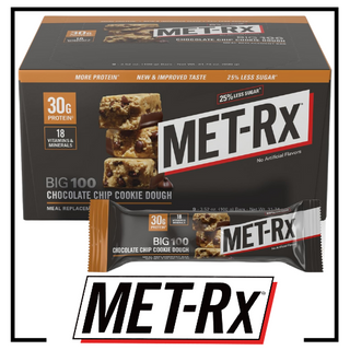 MET-RX BIG-100 Bars 32g Protein - 9 BARS