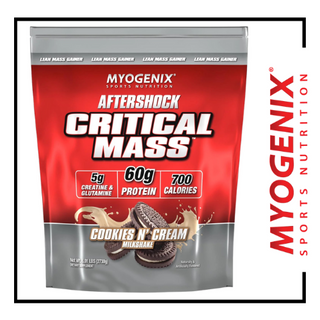 Myogenix AFTER SHOCK CRITICAL MASS Lean Muscle Weight Gainer Protein 5.62 lbs