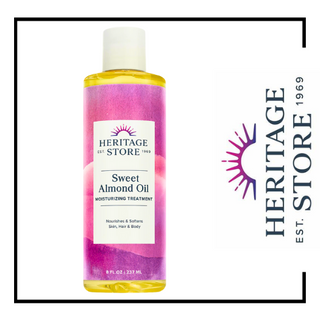 Heritage Store SWEET ALMOND OIL - 8 fl oz