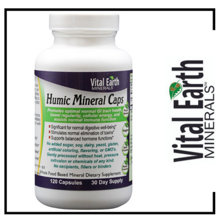 Vital Earth Minerals HUMIC Minerals - 120 Capsules