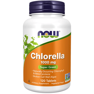 NOW FOODS CHLORELLA 1000mg - 120 Tablets