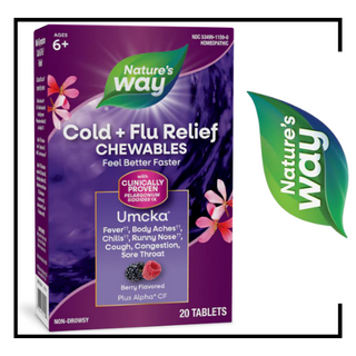 Nature's Way Umcka Cold+Flu BERRY - 20 Chewables