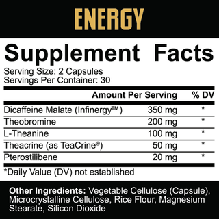 5% Nutrition Core ENERGY - 60 Capsules