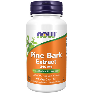 Now Foods Pine Bark Extract, 240mg - 90 Veg Capsules