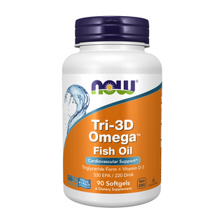 Now Foods Tri-3D Omega 330 EPA / 220 DHA - 90 Softgels