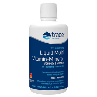 Trace Minerals Liquid Multi Vitamin-Mineral For Men & Women - 30oz