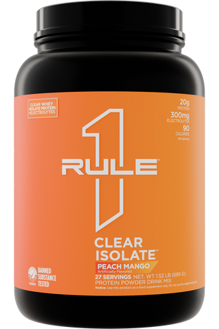 Rule One Clear Whey Isolate - NEW! 27 Servings