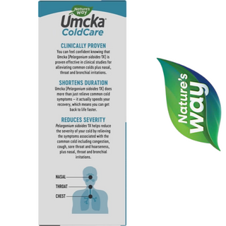 Nature's Way - Umcka ColdCare 4oz Cough Syrup - MENTHOL