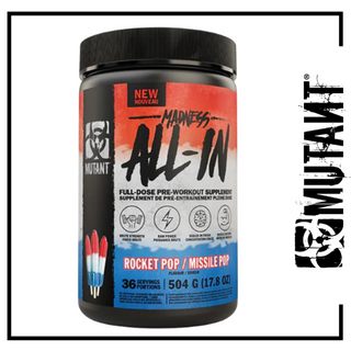 Mutant MADNESS ALL-IN Pre-Workout ROCKET POP - 18 Servings