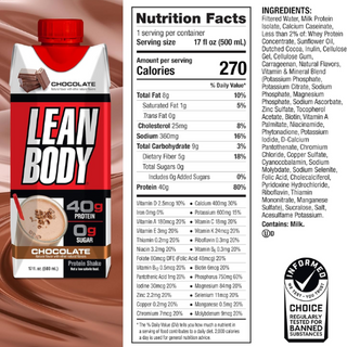 Labrada Lean Body Protein Shake - 12 Pack 