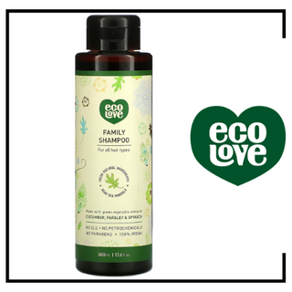 Ecolove Shampoo Family Shampoo 17.6oz - Cucumber, Parsley, & Spinach