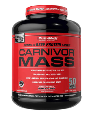 MuscleMeds Carnivor MASS Anabolic Beef Protein - 6lb