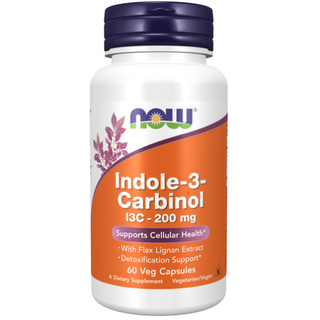 NOW FOODS INDOLE-3-CARBINOL 200mg - 60 Veg Capsules