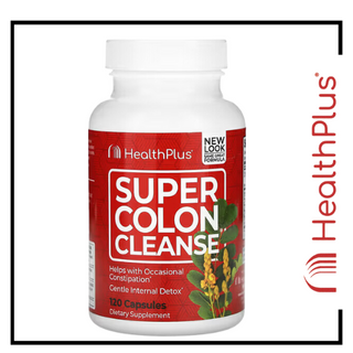 Health Plus SUPER COLON CLEANSE 500 mg - 120 Capsules