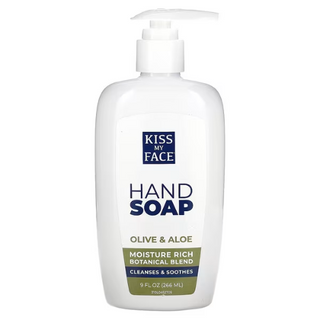 Kiss My Face Hand Soap, Olive & Aloe, 9 fl oz (266 ml)