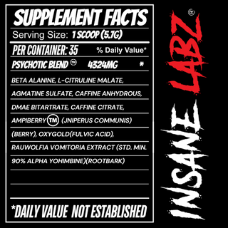 Insane Labz Pre-Workout GOLD