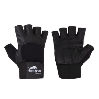 Spinto Fitness LONG Strap Leather Gloves 