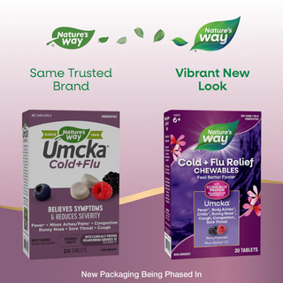 Nature's Way Umcka Cold+Flu BERRY - 20 Chewables