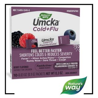 Nature's Way Umcka Cold+Flu Relief BERRY - 10Pks