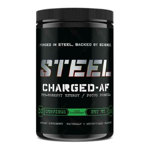 Steel CHARGED-AF Pre Workout with Beta-Alanine (30 Servings) - ALL FLAVORS